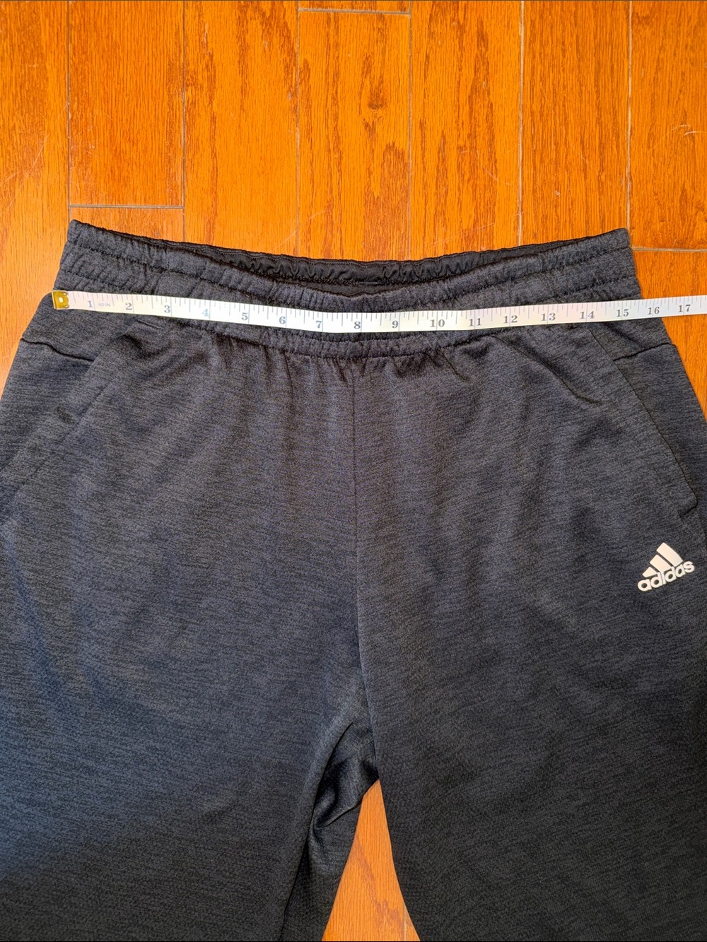 Adidas Men’s Climawarm Training Pants Straight Leg Black White Logo Sweatpants - Picture 4 of 10